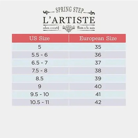 L'Artiste Spring Step Burbank Closed Back Leather Clog Embossed Floral Design - Picture 12 of 15